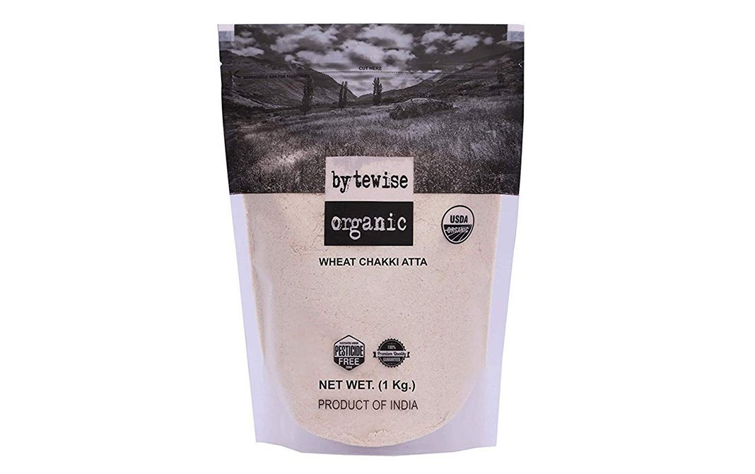 Bytewise Organic Wheat Chakki Atta    Pack  1 kilogram